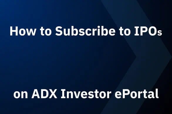 How Subscribe to IPO on ADX Investor ePortal